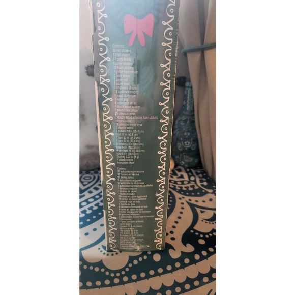 Xmas holiday 12 piece craft kit ornaments Christmas count down Santa snowman diy - Picture 10 of 10